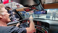 David Hasselhoff is driving KITT in Toronto for the Gumball 3000 Rally